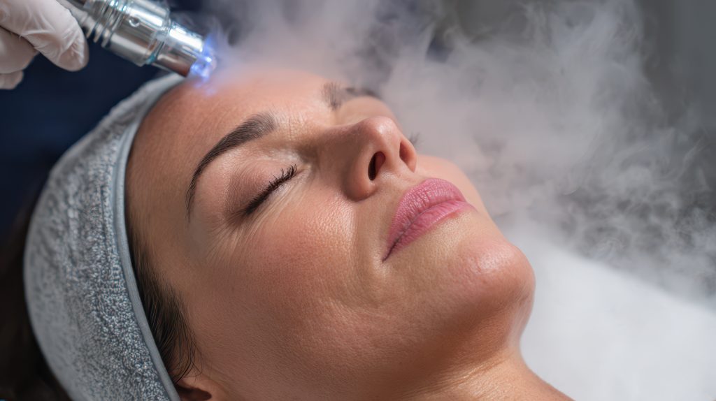 Cryotherapy on Face Treatment